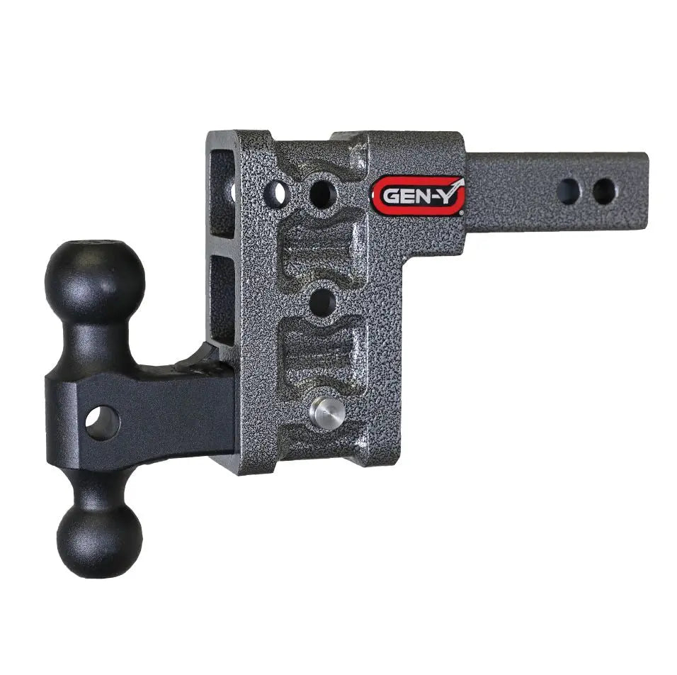 GEN-Y HITCH MEGA-DUTY 2' Shank with 5' Drop, 2,000 lb Tongue Weight Capacity - Part GH513