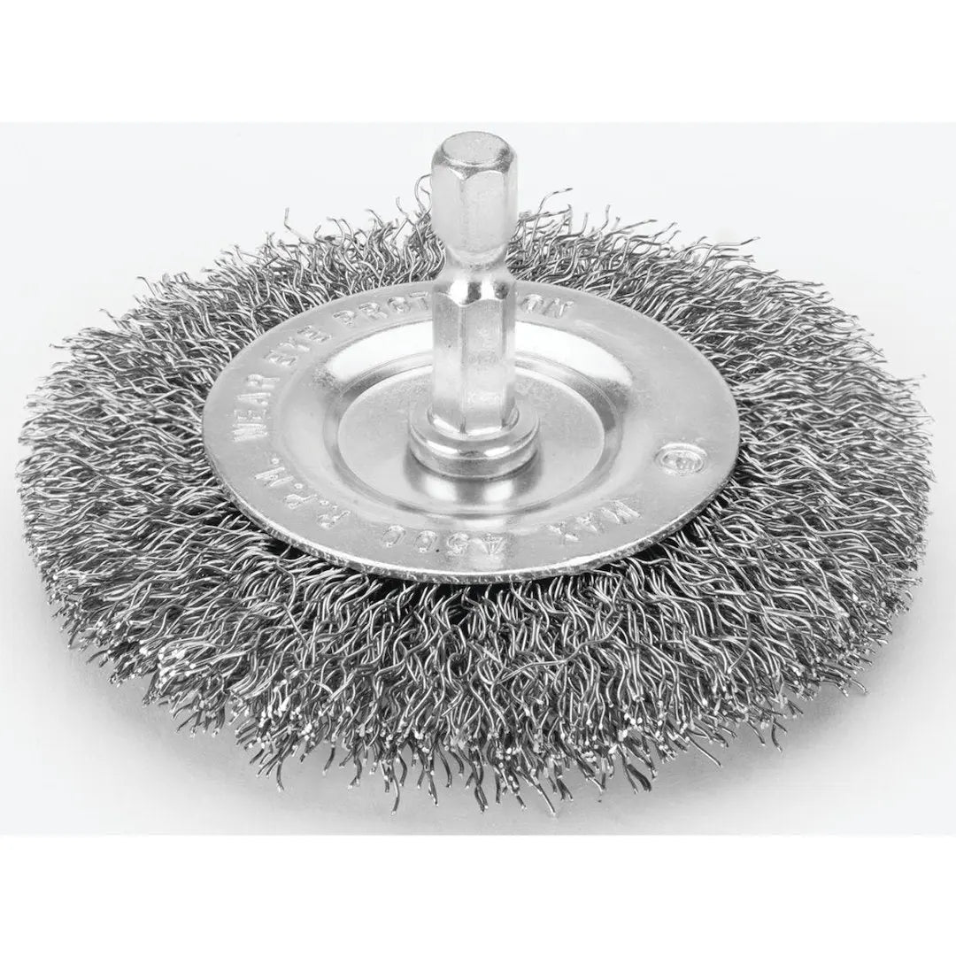 Perform Tool W1209 Wire Wheel Brush for Power Cleaning and Surface Preparation