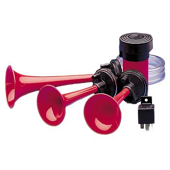 HELLA HKA 3-Trumpet 12V Air Horn – Powerful Loud Sound for Vehicles