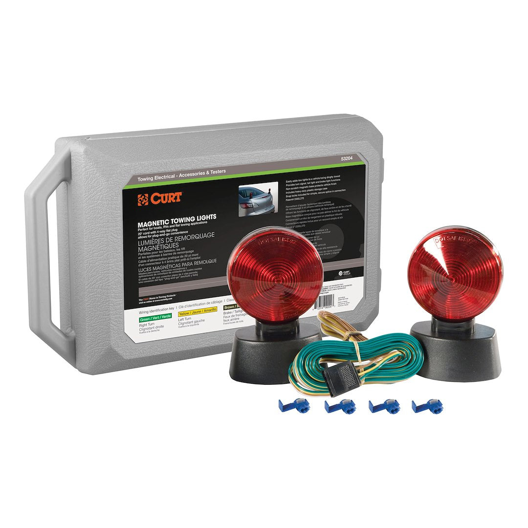 CURT MFG Towing Light Kit (Part #53204) for Enhanced Trailer Safety