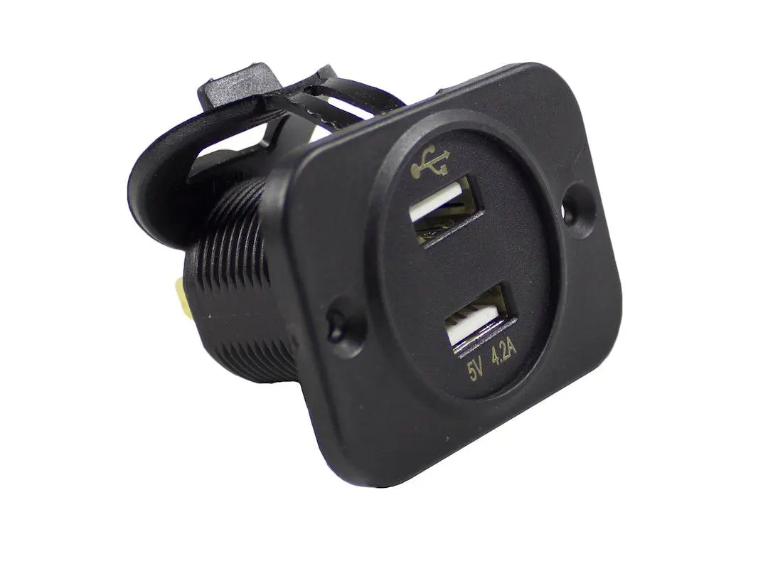 Wirthco Dual USB Port with Volt Meter - Model 20602