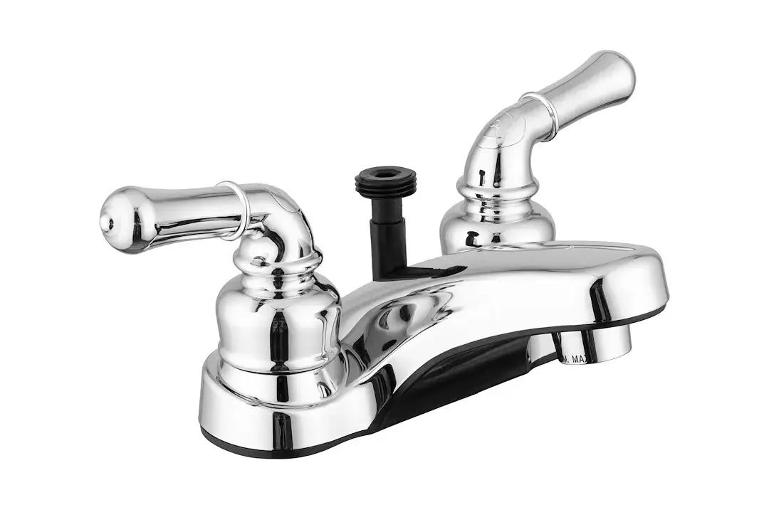 DURA FAUCET DFPL720CCP Classical RV Lavatory Faucet with Diverter by DURA FAUCET