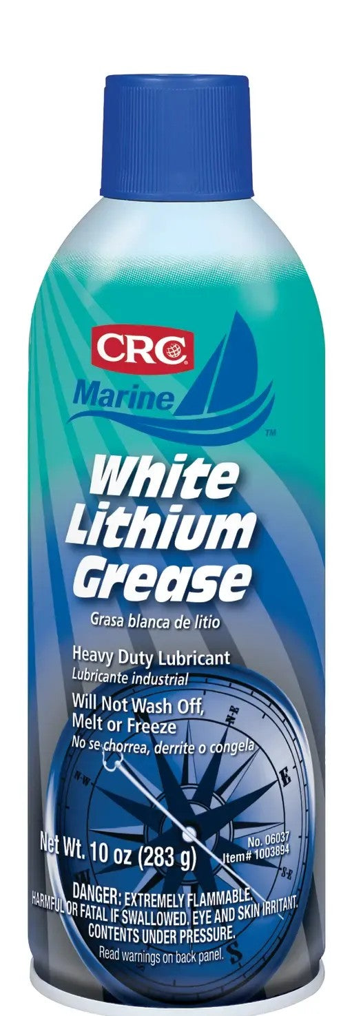 CRC Marine Lit Grease 10 oz – Heavy Duty Marine Lubricant for Marine Equipment and Machinery