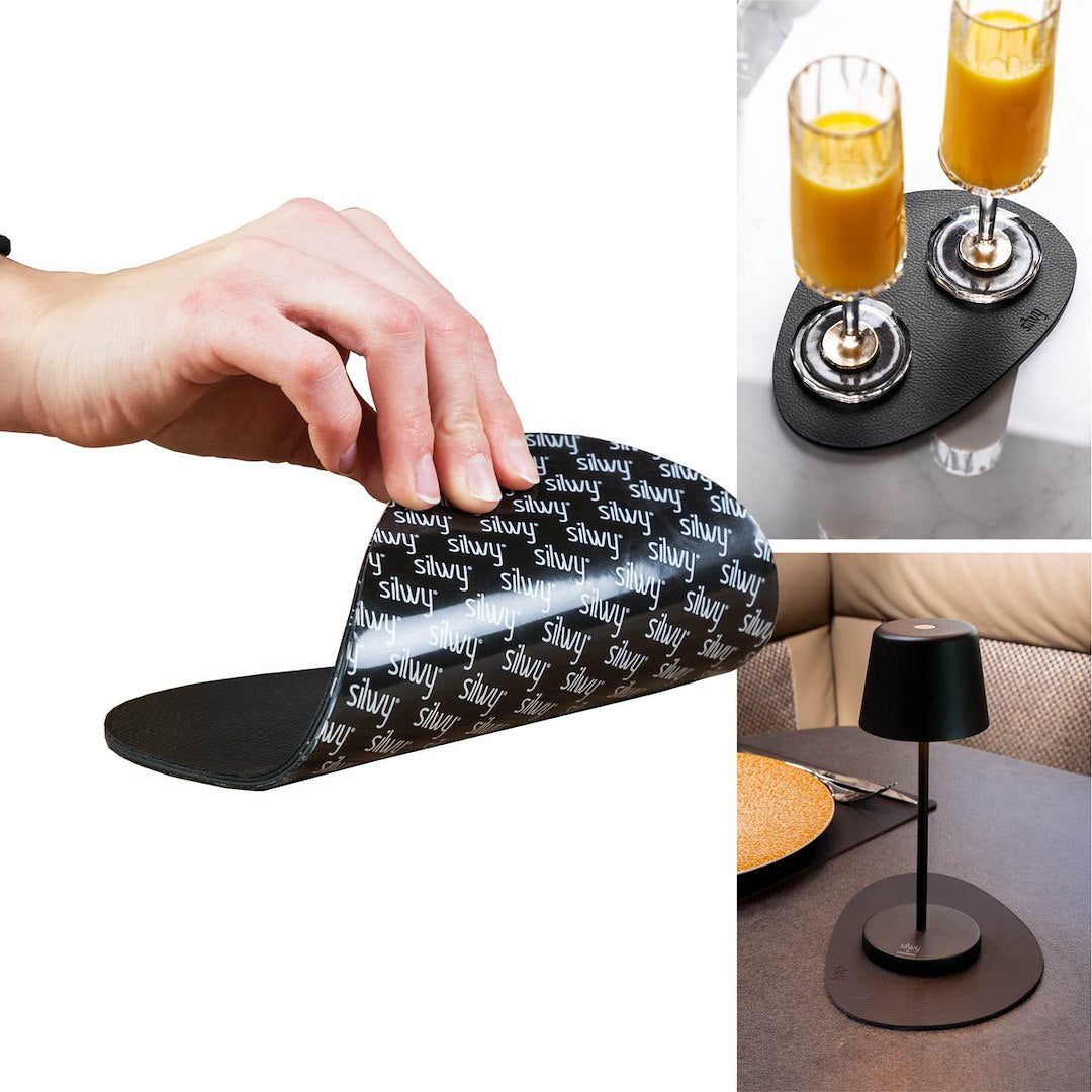 SILWY MAGNET Metal Nano Gel Medium Placemats - Durable and Stylish Table Protector