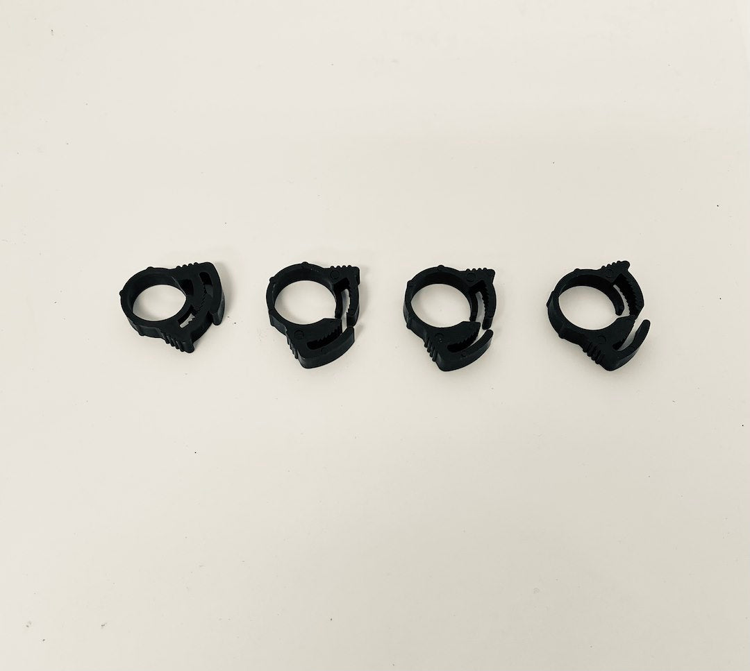 Helix Racing 1112224 15/32-Inch Nylon Ratchet Clamps (100 Pack)