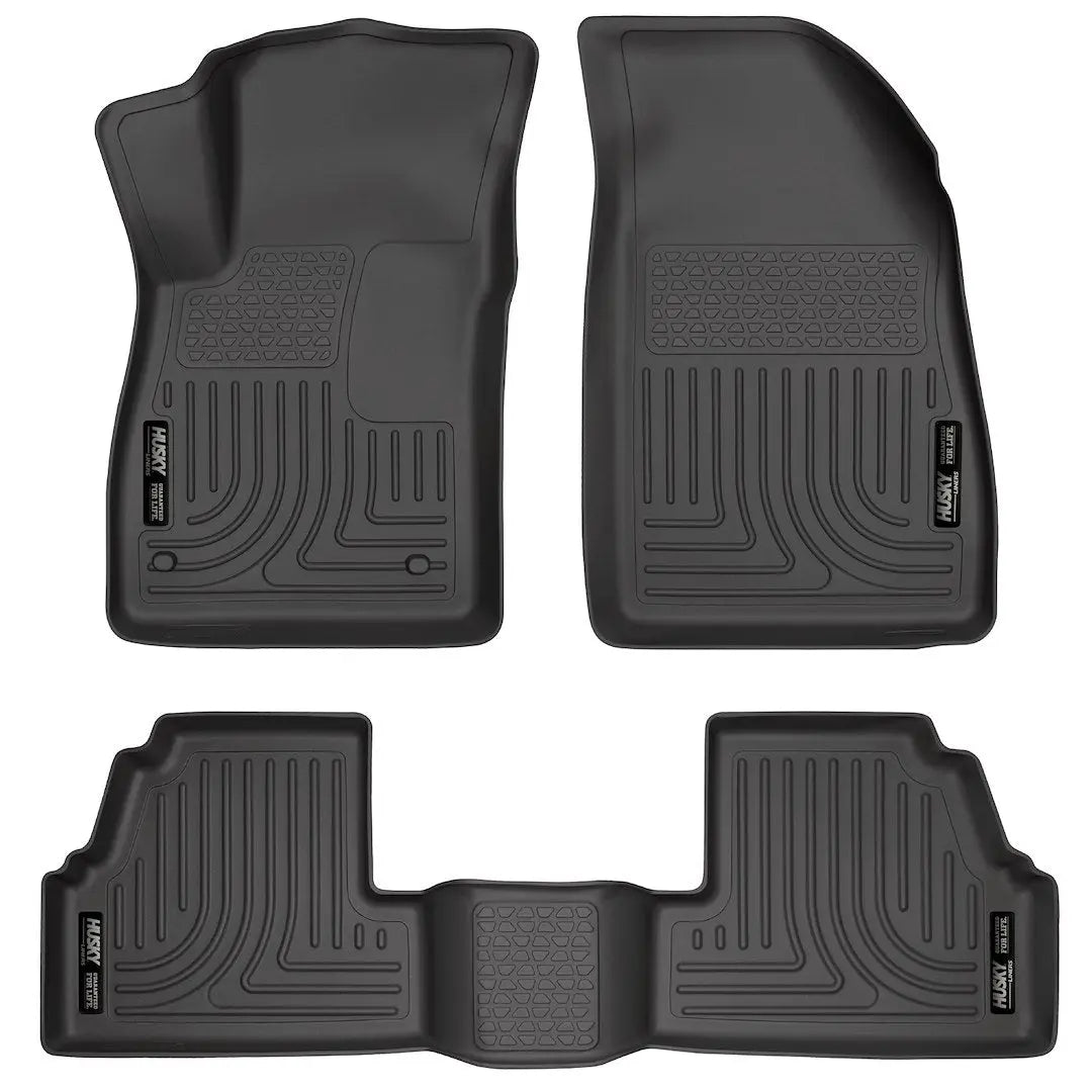 HuskyLiner WB Encore Black 4-Piece Floor Mat Set for Buick Encore and Chevrolet Trax (2013-2018)
