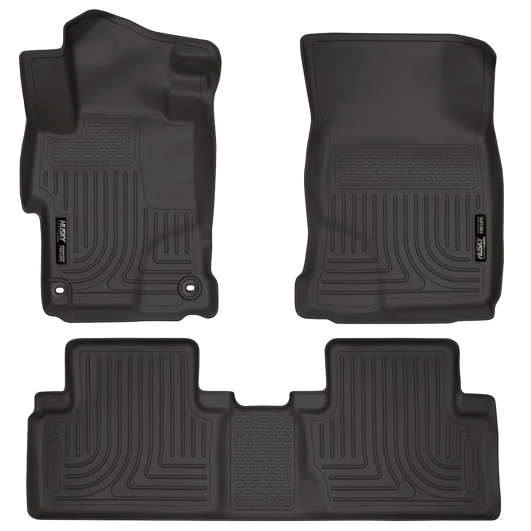 HuskyLiner W.B. Civic 4-Piece Black Floor Mat Set – Model 99441 for 2014 Honda Civic by HUSKYLINER