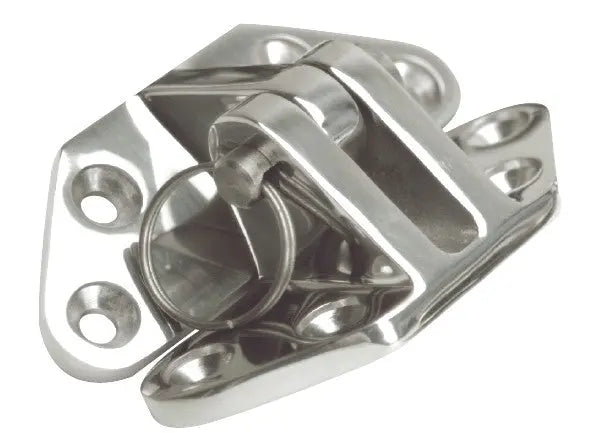 Whitecap Industries 6211C Hatch Hinge with Angle Base for Marine and RV Applications