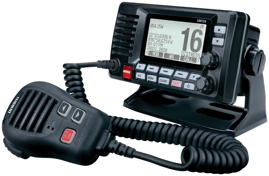 UNIDEN AMERI UM725GBK VHF Marine Radio with GPS and N2K Compatibility