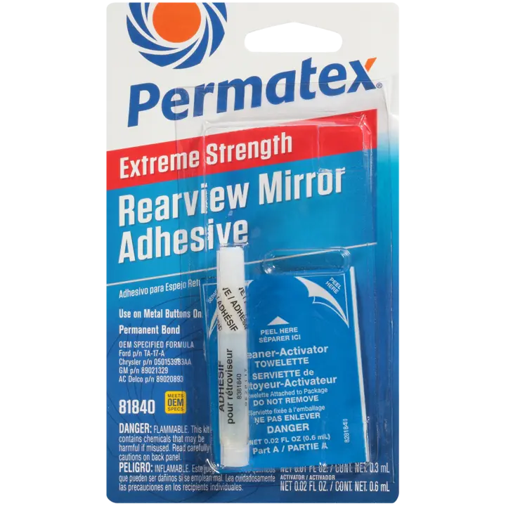 Permtx-Lockt Extreme RV Mirror Pro Str - Wide-Angle Side Mirror for Recreational Vehicles