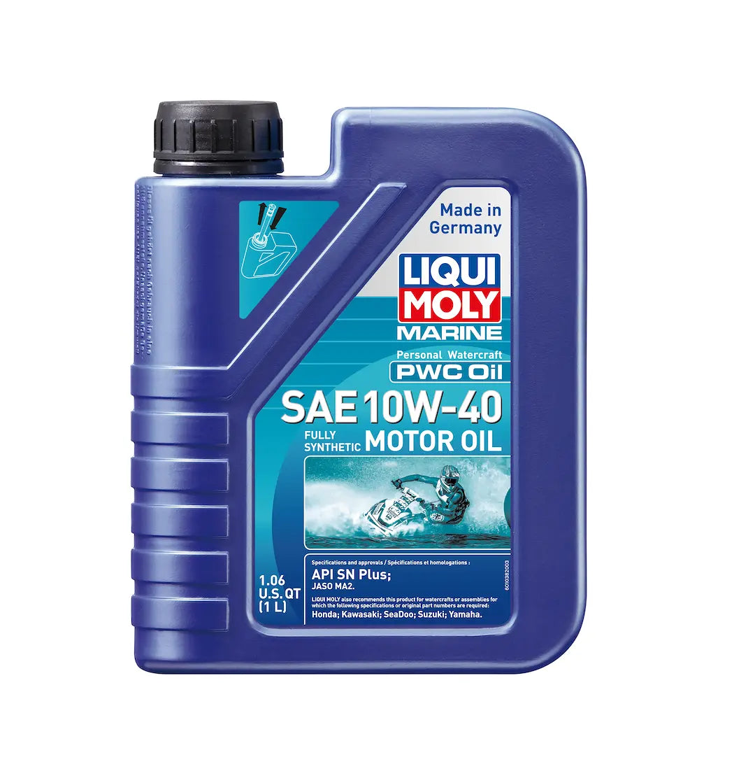LIQUI MOLY Marine PWC Oil 10W-40, 1 Liter - High-Performance Marine Engine Oil