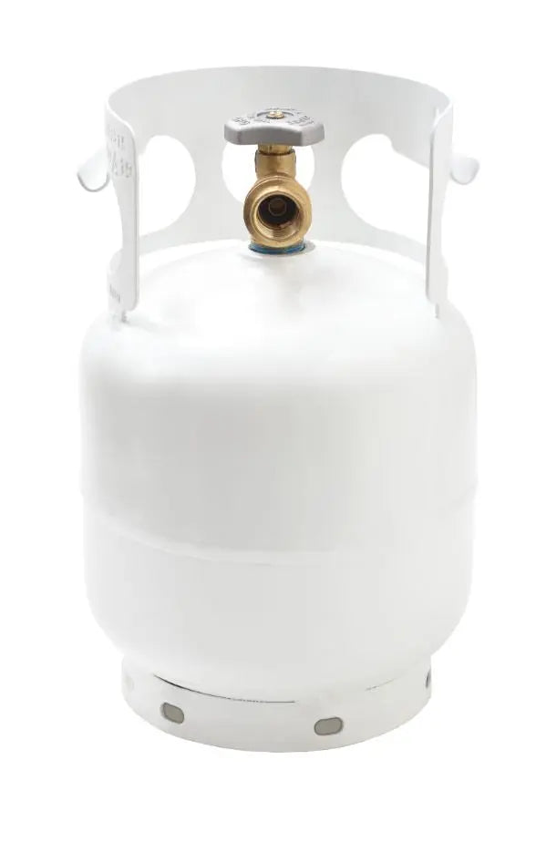 Flame King 5 lb Steel Gas Cylinder for Propane Storage
