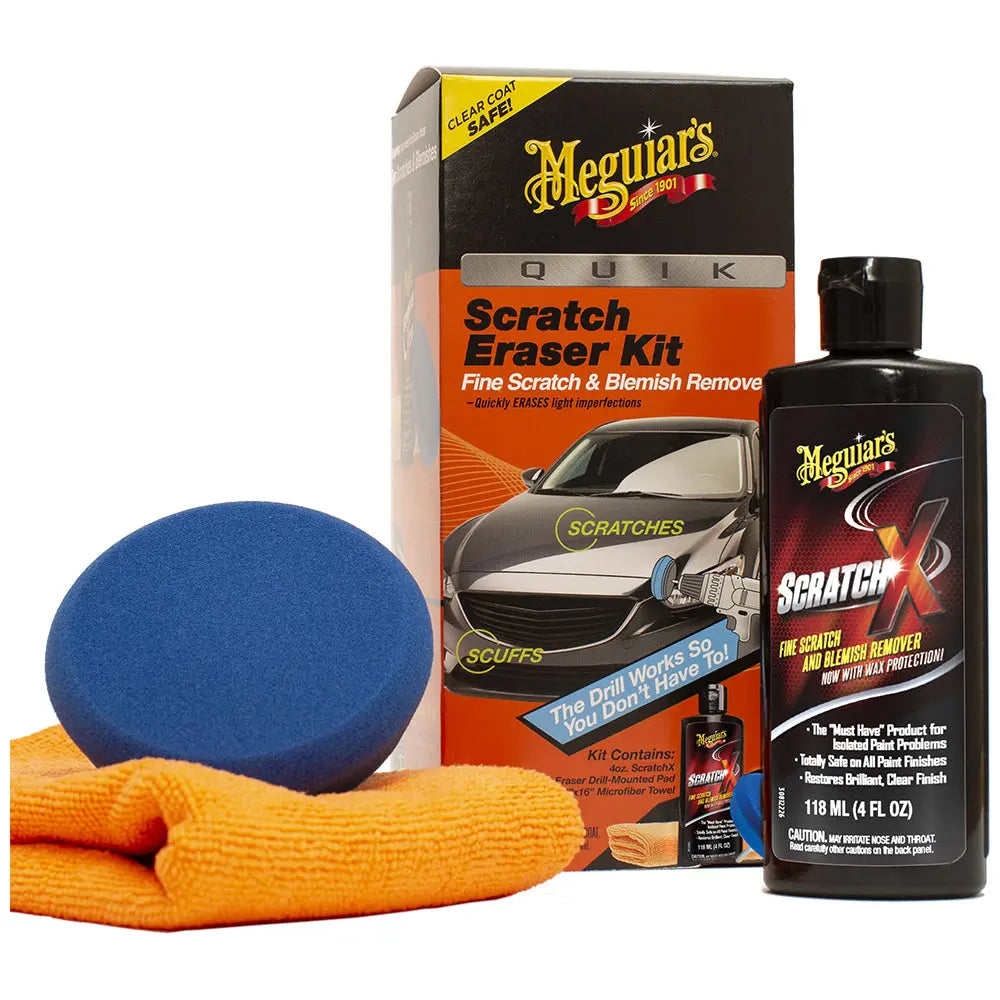 Meguiar's Wax G190200 Quik Scratch Eraser Kit - Professional Car Scratch Removal Solution