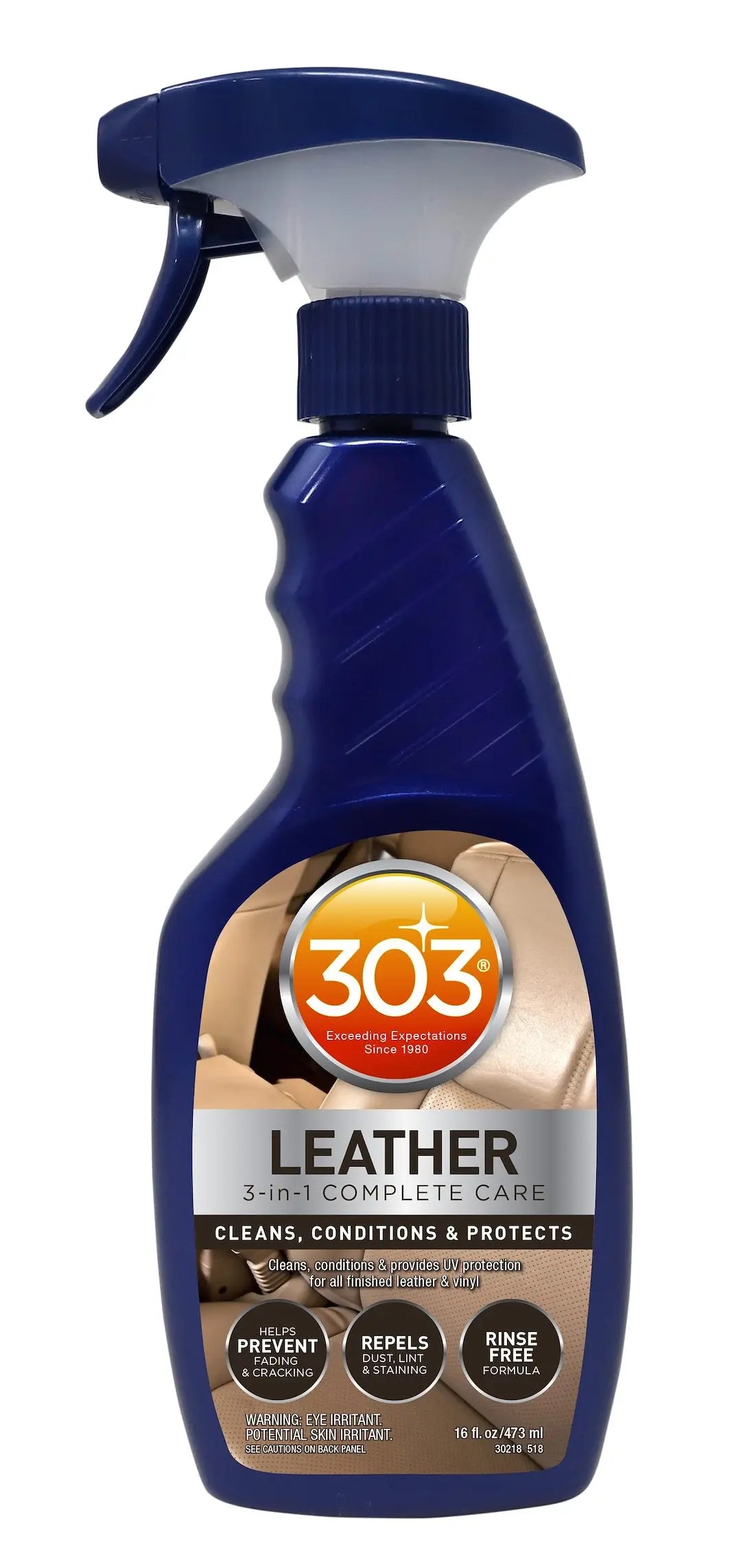 303 Products Auto Leather 3-in-1 Leather Cleaner and Conditioner - 16 oz
