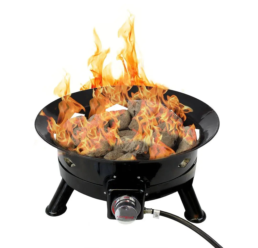 Flame King FKG6502D Fire Bowl with Auto Ignitor - 24 Inches