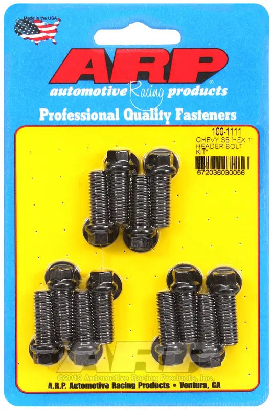 ARP SBCHVYHEX Heder Bolt Kit - Part Number 1001111