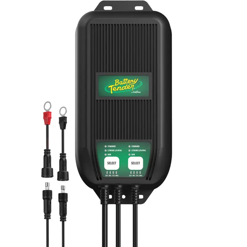 Battery Tend 2 Bank 20A Marine Charger Model 0221007DLW for Reliable Boat Battery Management