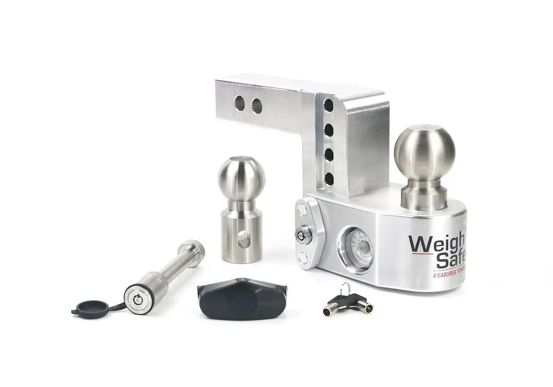 Weigh Safe 4 ft Drop Hitch with 2 in Shank – Model WSFWS42KA by Weigh Safe