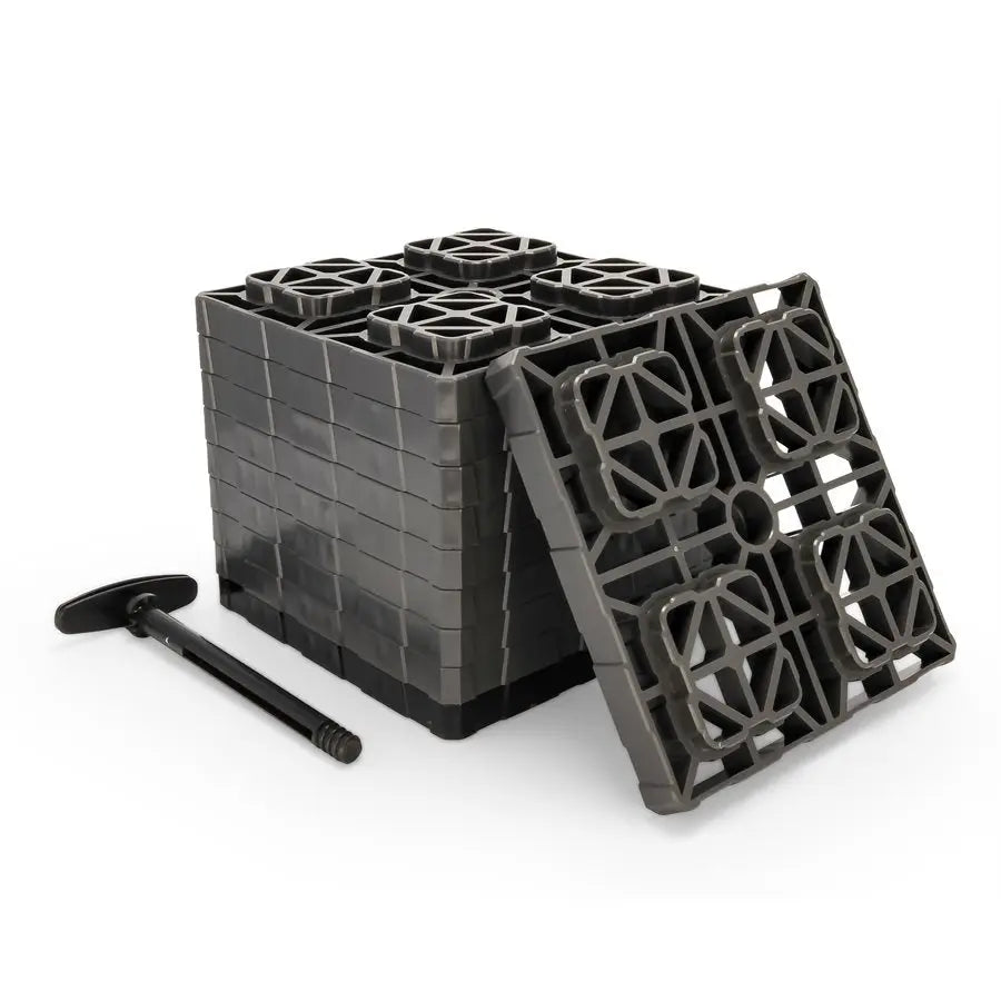 Camco Fasten XL Leveling Blocks - Heavy-Duty RV and Trailer Leveling Support