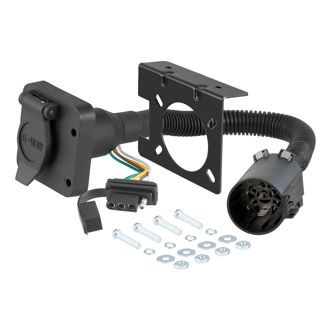 CURT Manufacturing T-Connector Part #55664 for Reliable Trailer Wiring