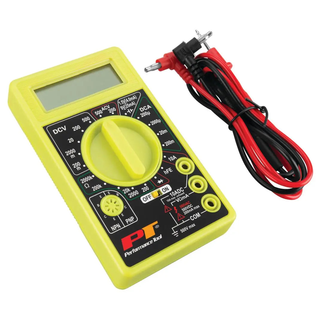 Perform Tool W2974 Multimeter Tester for Accurate Electrical Measurements