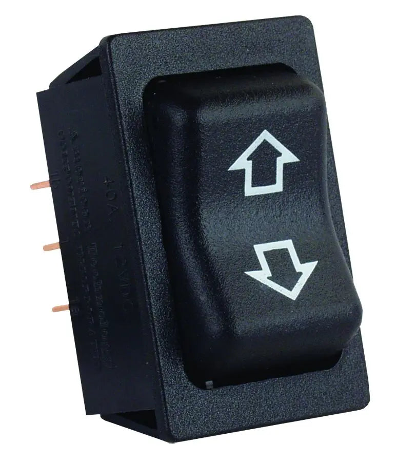 JR Products Replacement Short Hi-Curve Motor Switch in Black (Part Number 12295)