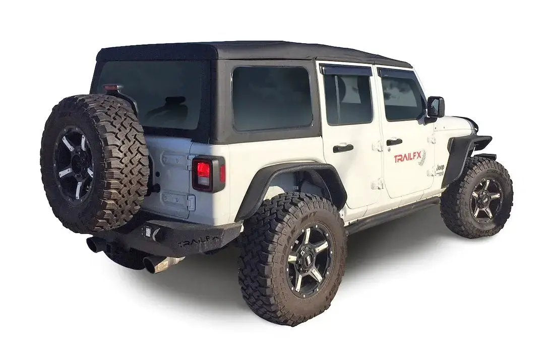 TrailFX JL05RF Rear Steel Fender for Jeep Wrangler (2018-2025) by TRAILFX