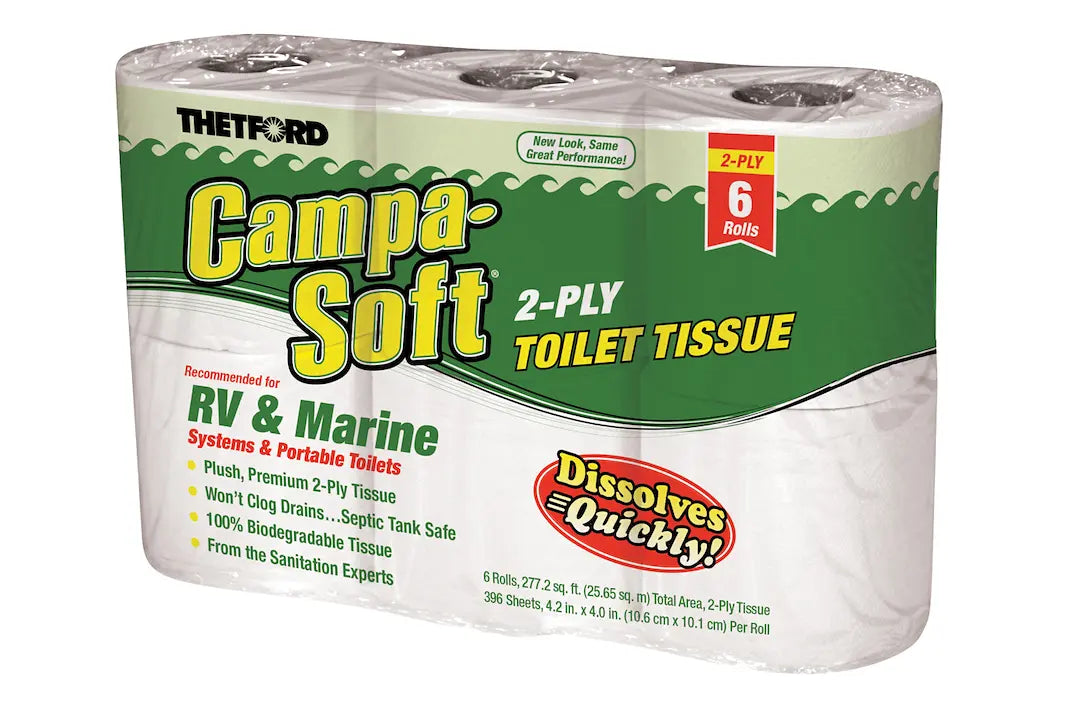 DAVE CARTER 96005 Campaign Soft Tissue 6-Pack for Medical and Personal Care