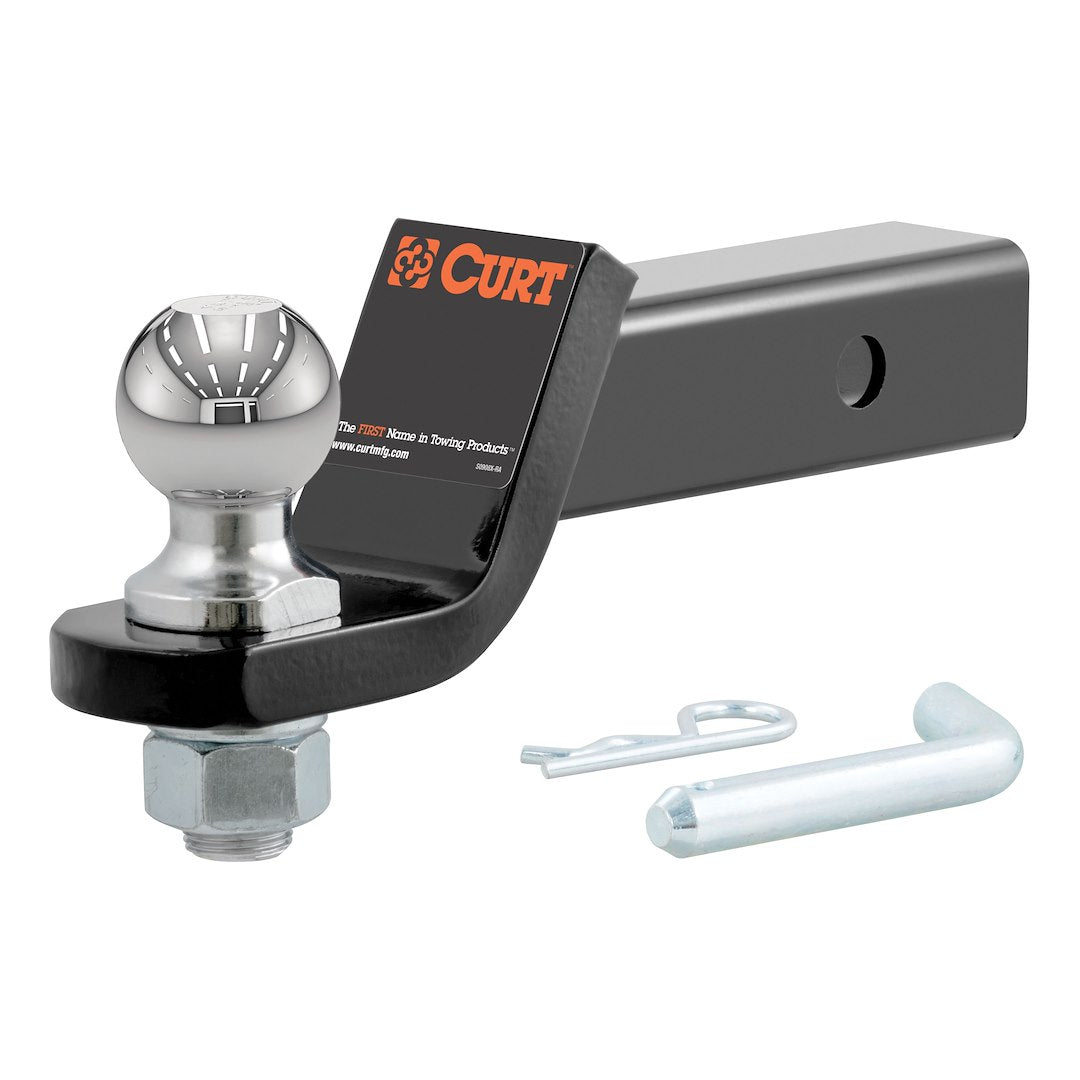 CURT Manufacturing 45836 2-inch Drop Loaded Ball Mount with 2-inch Ball