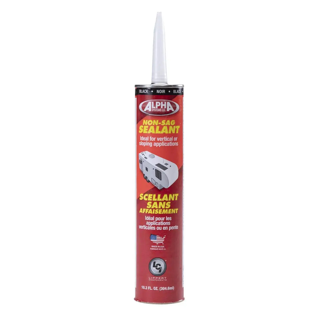 Lippert Components 862158 1010 Black UPC Non-Sag Sealant for RV and Automotive Applications