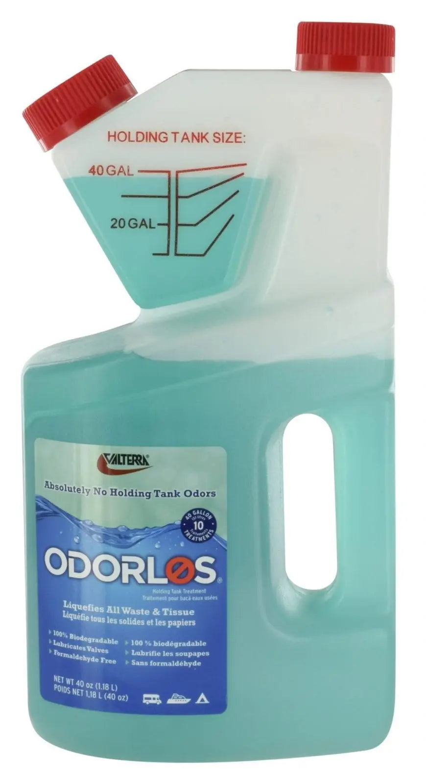 Valterra LLC Odorlos 40 oz Bottle - Effective Odor Control Solution