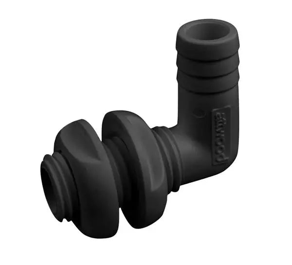Attwood Marine Conn-Th .75 Black 90 Degree Connector - Part #38801