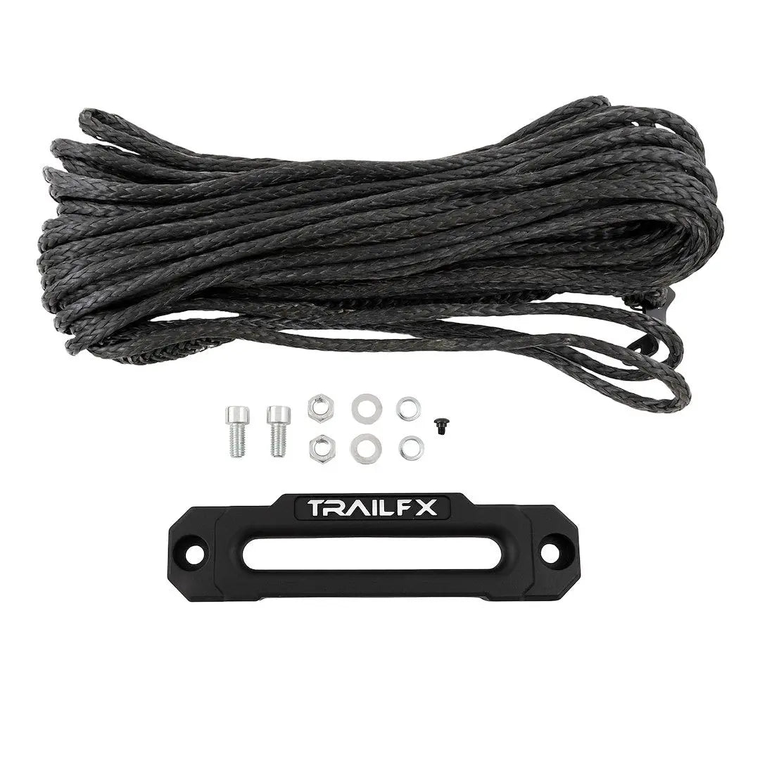 TrailFX WXV007 XV95 Synthetic Rope & Fairlead Kit for Off-Road Vehicles