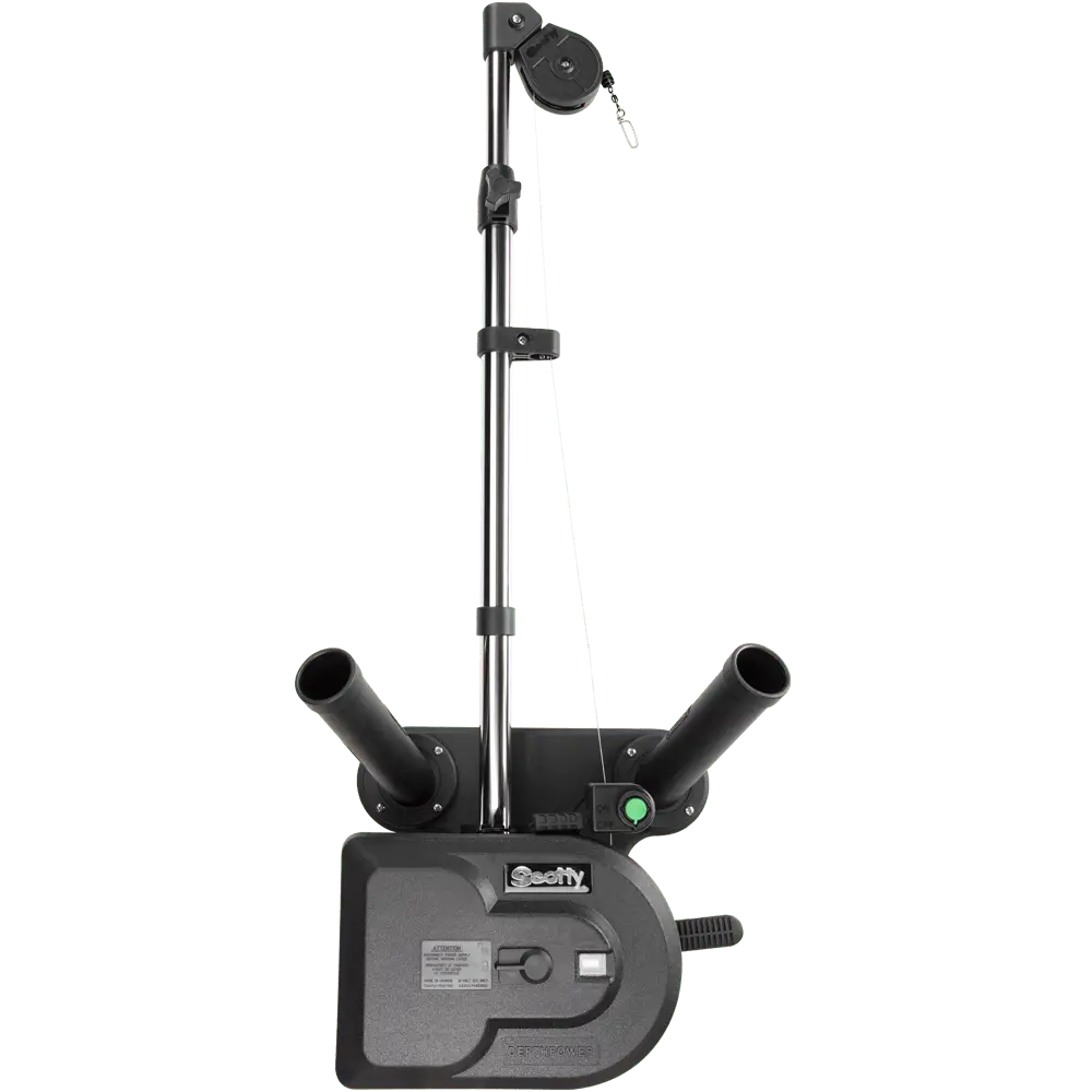 Scotty Inc. DWNRIGGER Electric 30-60 ft Boom with 2 Holders - Part Number 1116