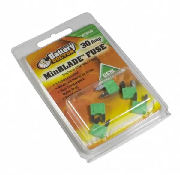 Wirthco 24130 Min Blade Fuse - 30 Amp for Reliable Circuit Protection