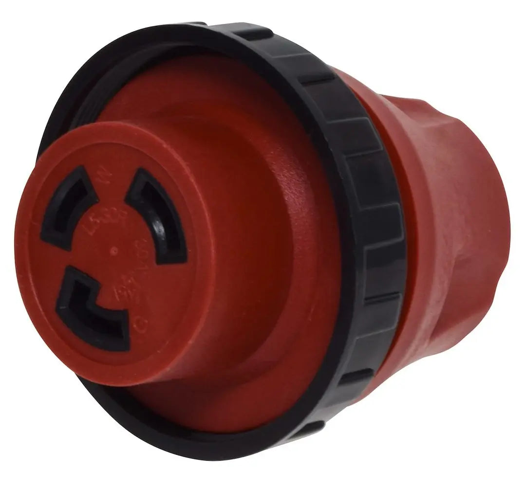 Valterra LLC 15A-30A Adapter Plug - Bulk Pack for RV and Marine Applications