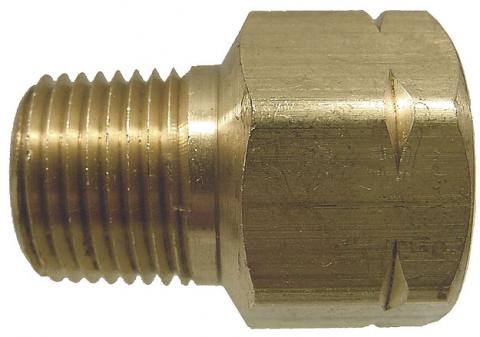 AP Products ME285 F. POLX 3/8 MPT Single Piece Adapter for Plumbing and Hydraulic Applications