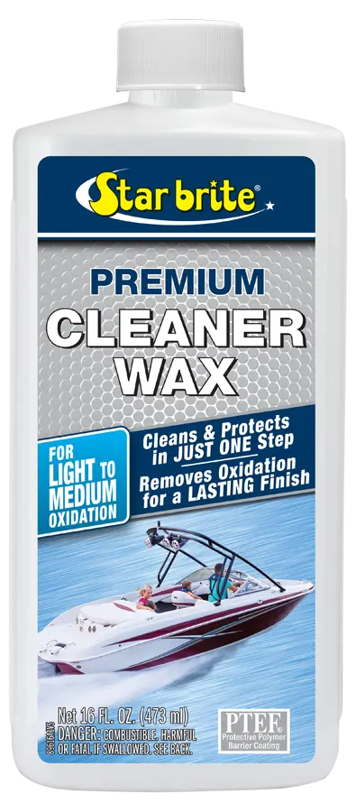 Star Brite Premium Cleaner and Wax 16 oz. - Versatile Marine & RV Surface Care