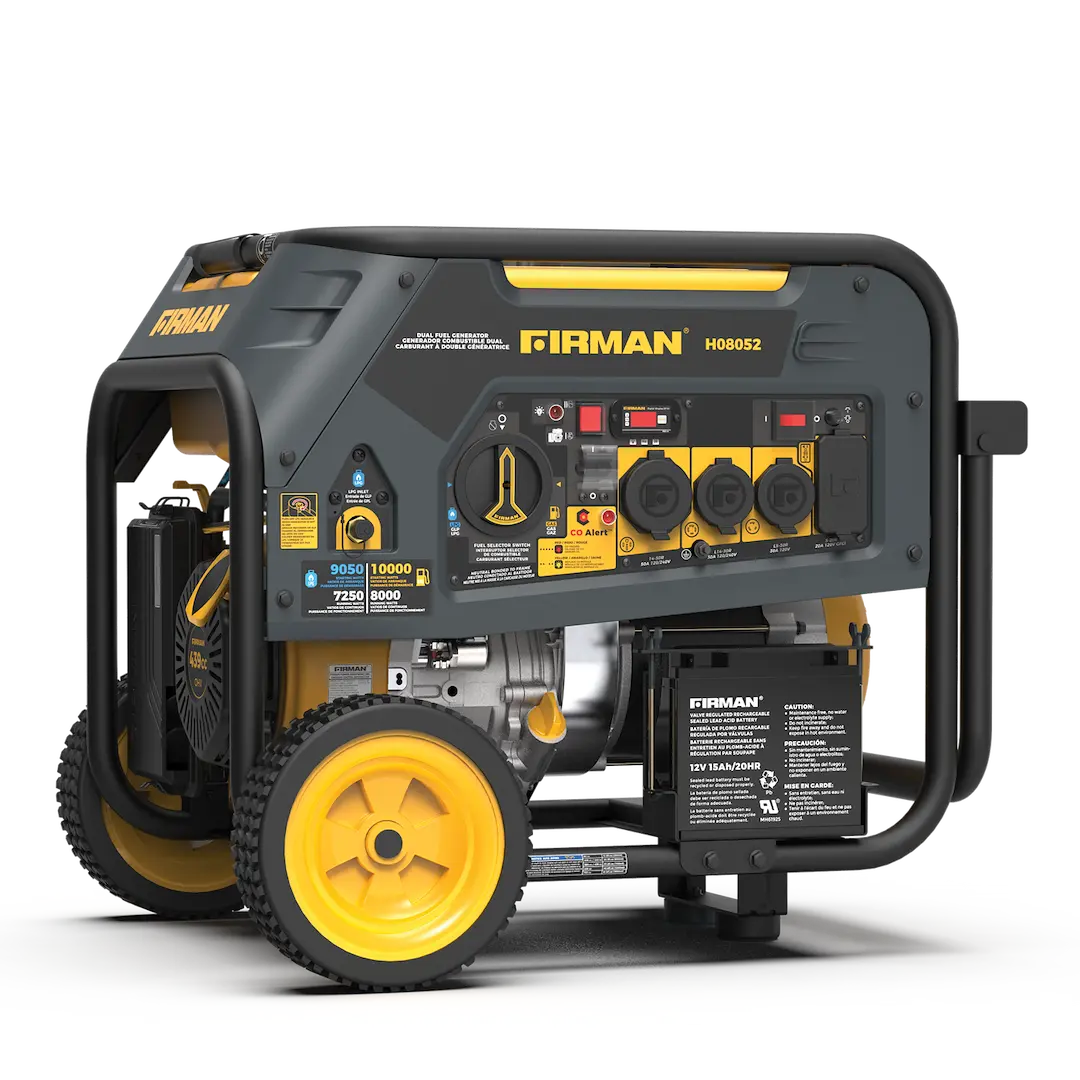 FIRMAN POWER H08052 Gen 12/240V Dual Fuel Option for Flexible Power Solutions