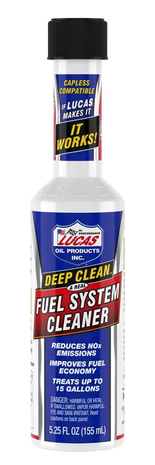 Lucas Oil Deep Clean 5.25 Ounce - Powerful Engine and Fuel System Cleaner