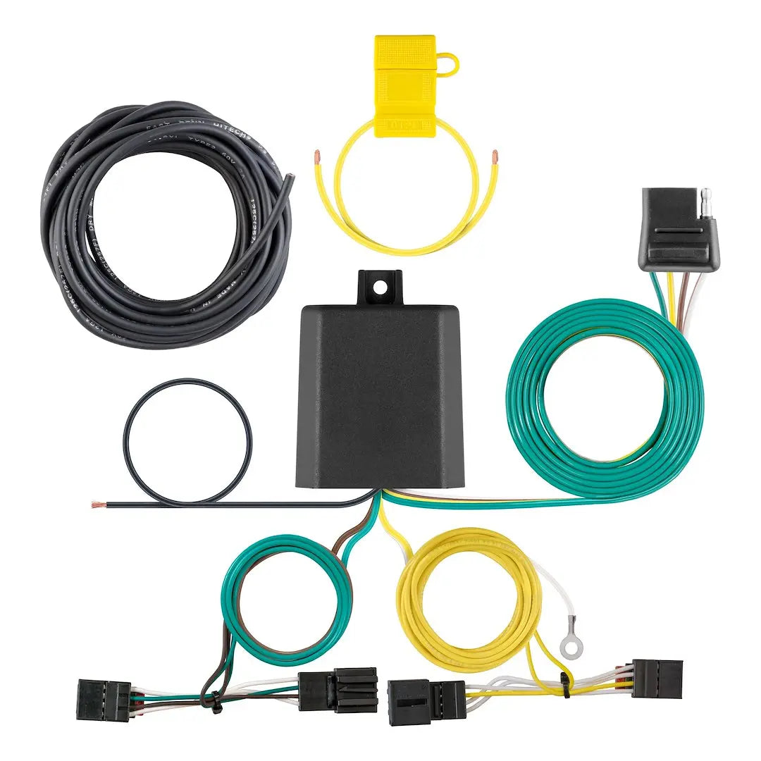 CURT Manufacturing Custom Wiring Harness 4-Way Flat Plug - Part 56422