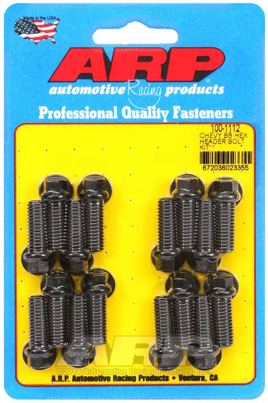 ARP Heavy Duty Hex Head Bolt Kit - Part Number 1001112