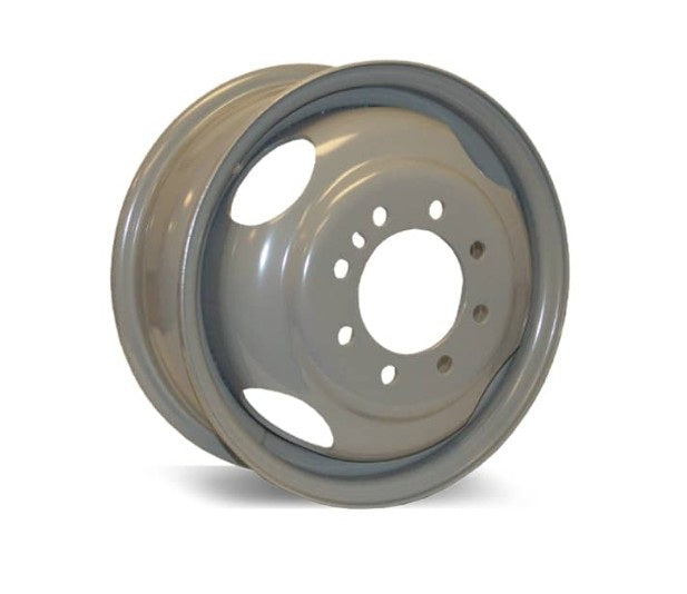 Americana 20783 Gray Dual Wheel, 16 x 6, 8-Lug 6.5-Inch Bolt Pattern, 5.50-Inch Outset