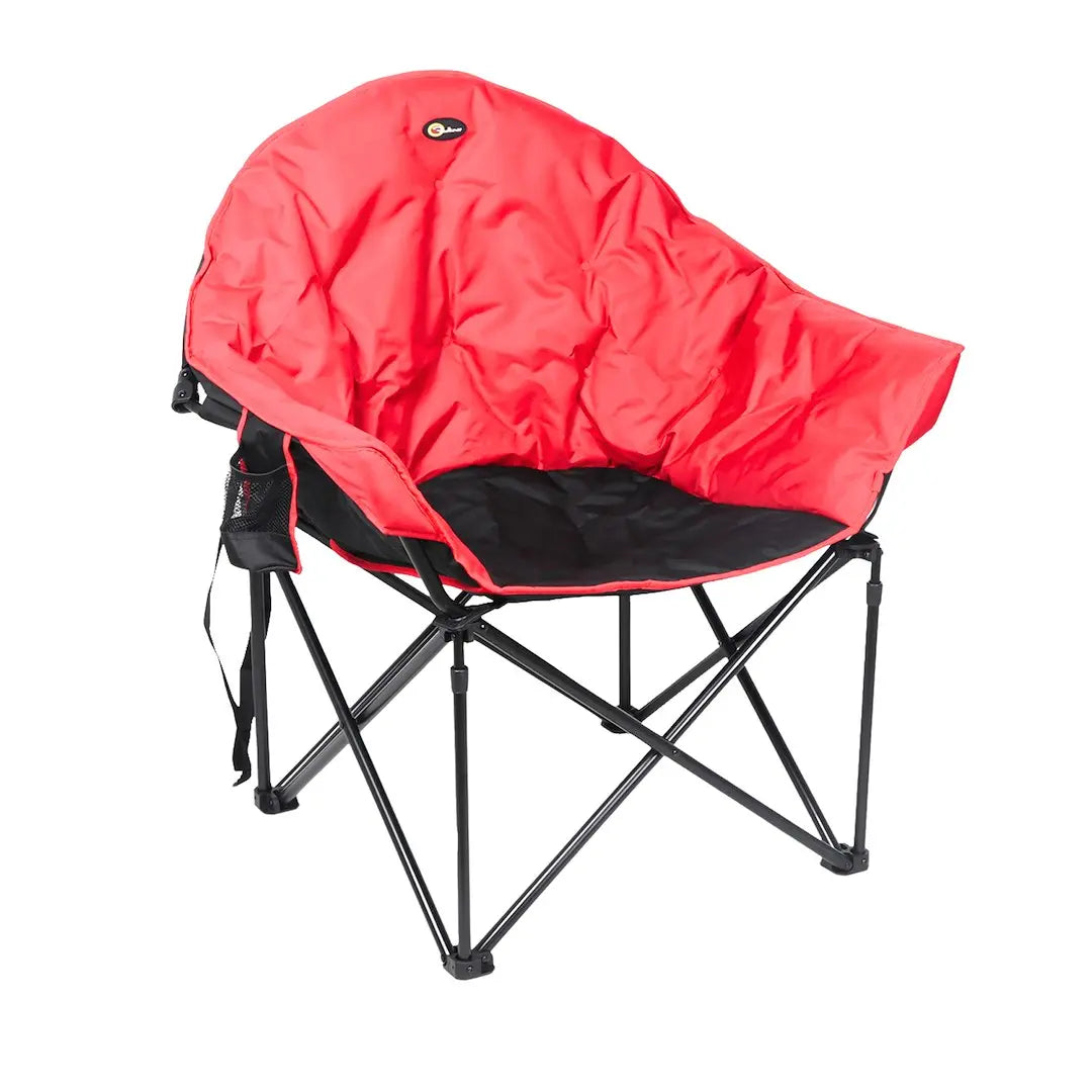 Faulkner Big Dog Bucket Chair in Burgundy and Black, Part Number 49579H