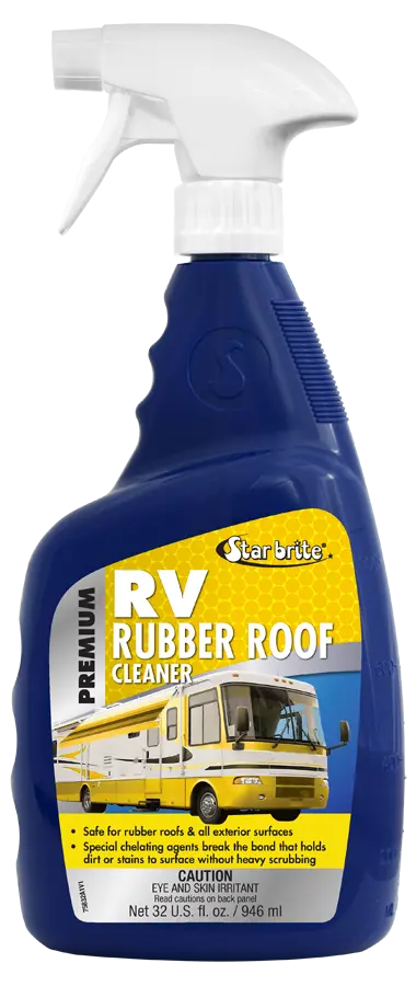 Star Brite Rubber Roof Cleaner 32 oz Spray - Effective Marine and RV Roof Care