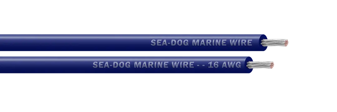 Sea Dog 16 AWG Dark Blue Primary Wire - 100 Feet