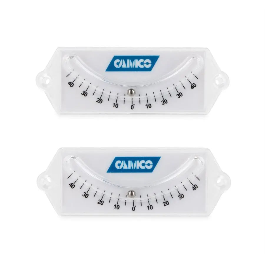 Camco Curved Ball Level (2-Pack) for Accurate Leveling and Alignment