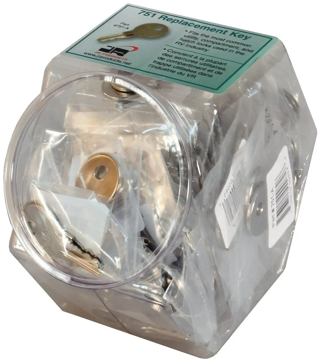 JR Products 0600751D 751 Key Display for RV and Marine Applications