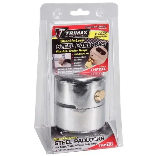 TRIMAX Hockey Puck 2-Pack - Durable Rubber Pucks for Ice Hockey and Recreational Play