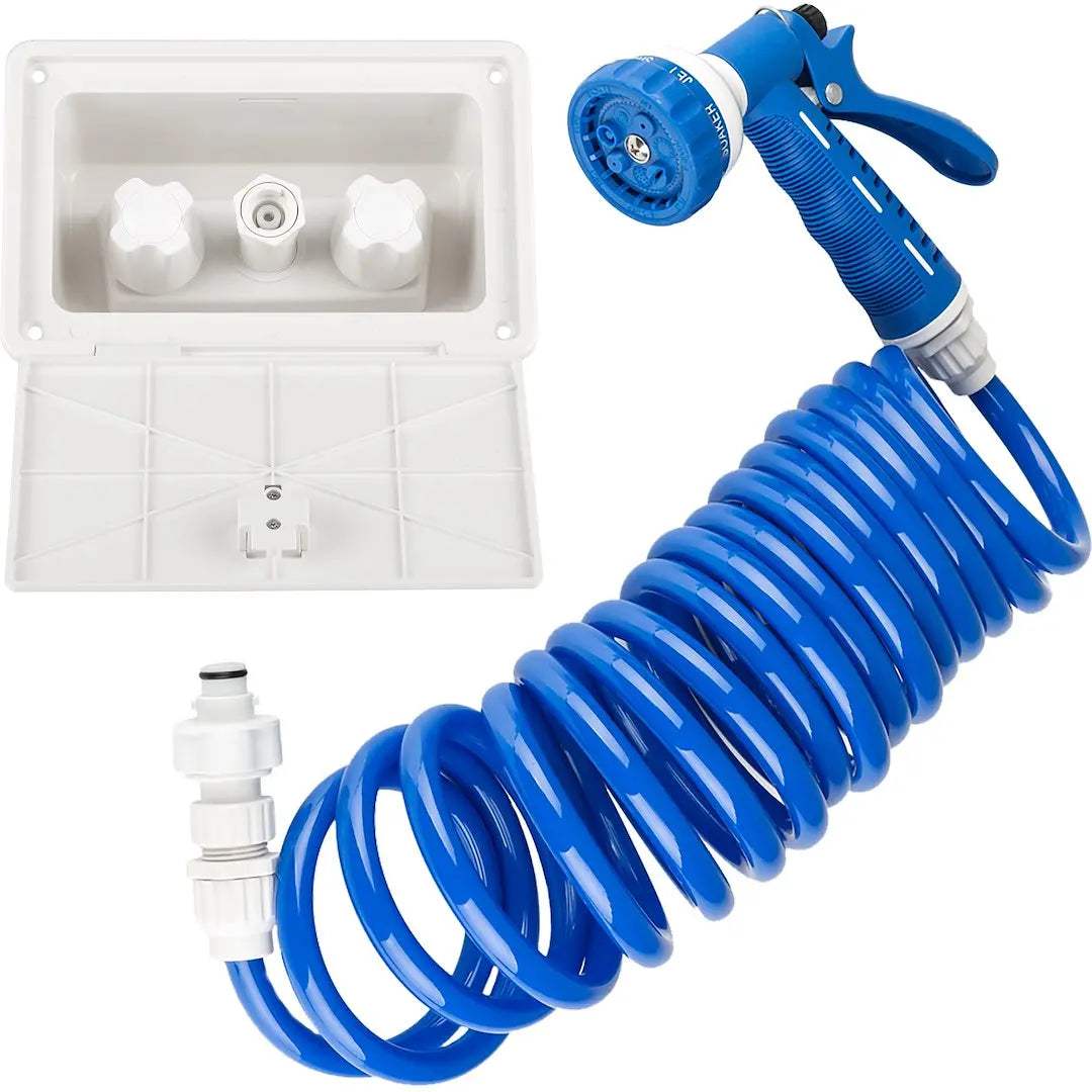 Dura Faucet Exterior Shower - Model DFSA189WT for Durable Outdoor Use